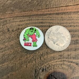 Old Original 1978 Incredible Hulk Metal Pin Very Rare